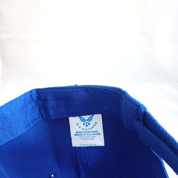 U.S. Air Force Retired Wings Cap Royal Blue Embroidered New 6 Panel - Picture 6 of 7